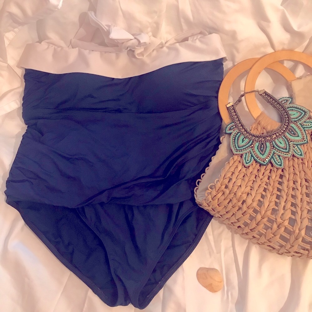 Plus Sailor Style Ralph Lauren Swimsuit🩱 size 18W
